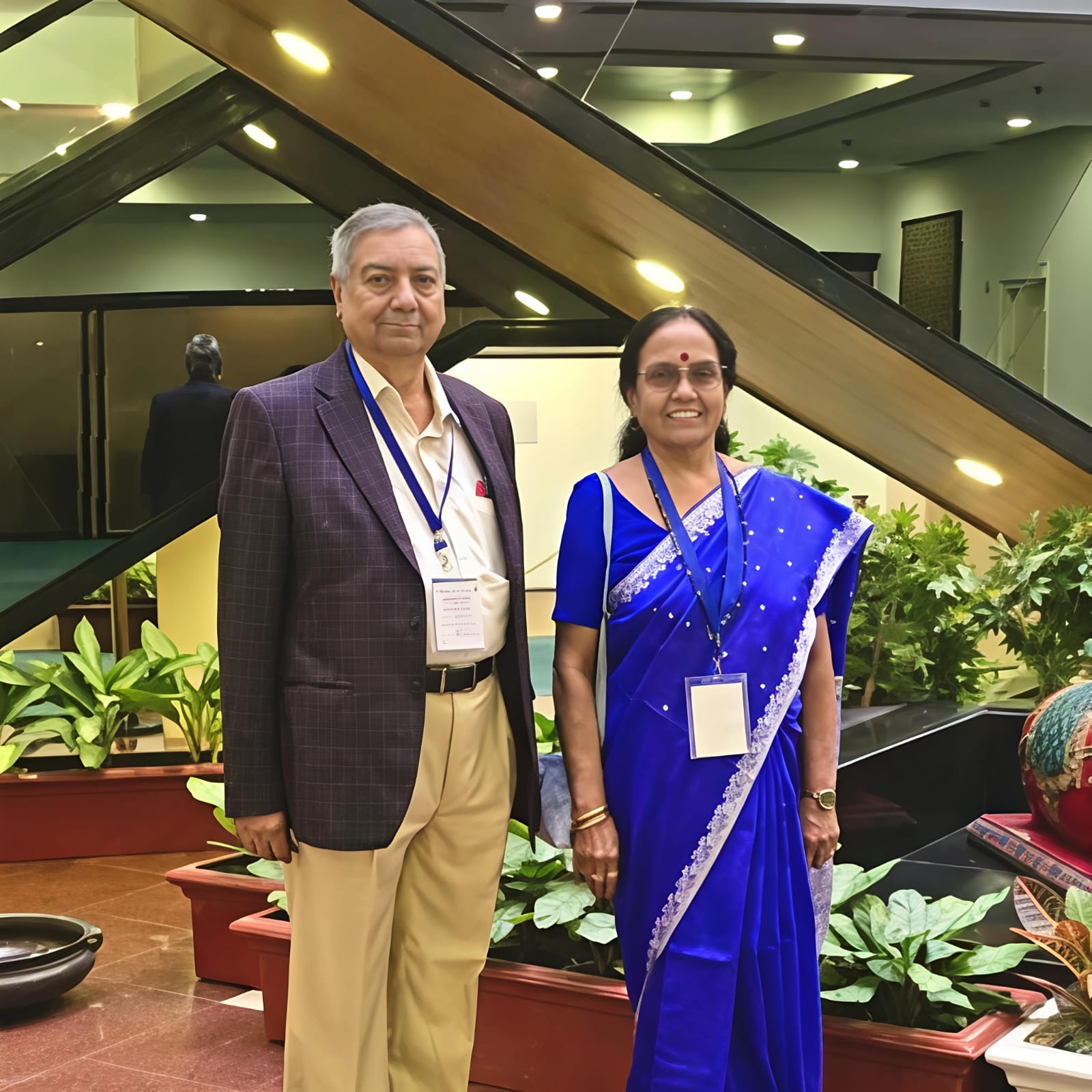 Dr. Laxmidutta Shukla at Vigyan Bhawan New Delhi — Rashtriya Guru 2025, Ministry of Ayush